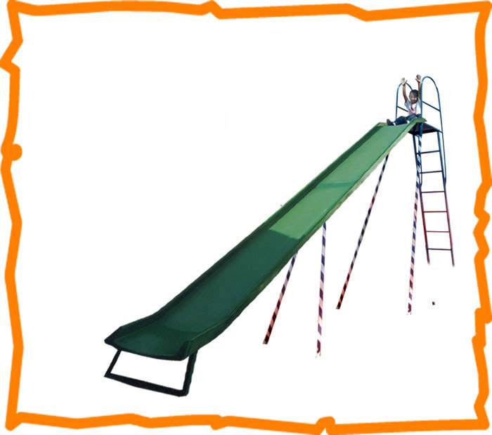 resbaadero de 5 mts de bajada con escalera reforzada en fibra de vidrio